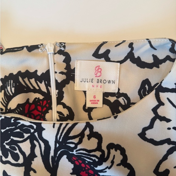 Julie Brown NYC Floral Blouse Size 6 Ruffled Bell Sleeves Boho Chic Romantic - Picture 8 of 8